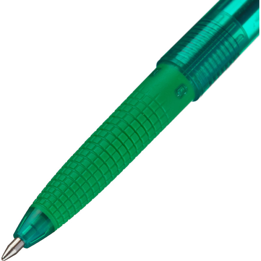 Ручка шариковая масляная Pilot Super Grip G BPS-GG-F-G зеленая (толщина линии 0.22 мм) 