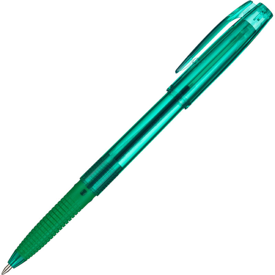 Ручка шариковая масляная Pilot Super Grip G BPS-GG-F-G зеленая (толщина линии 0.22 мм) 