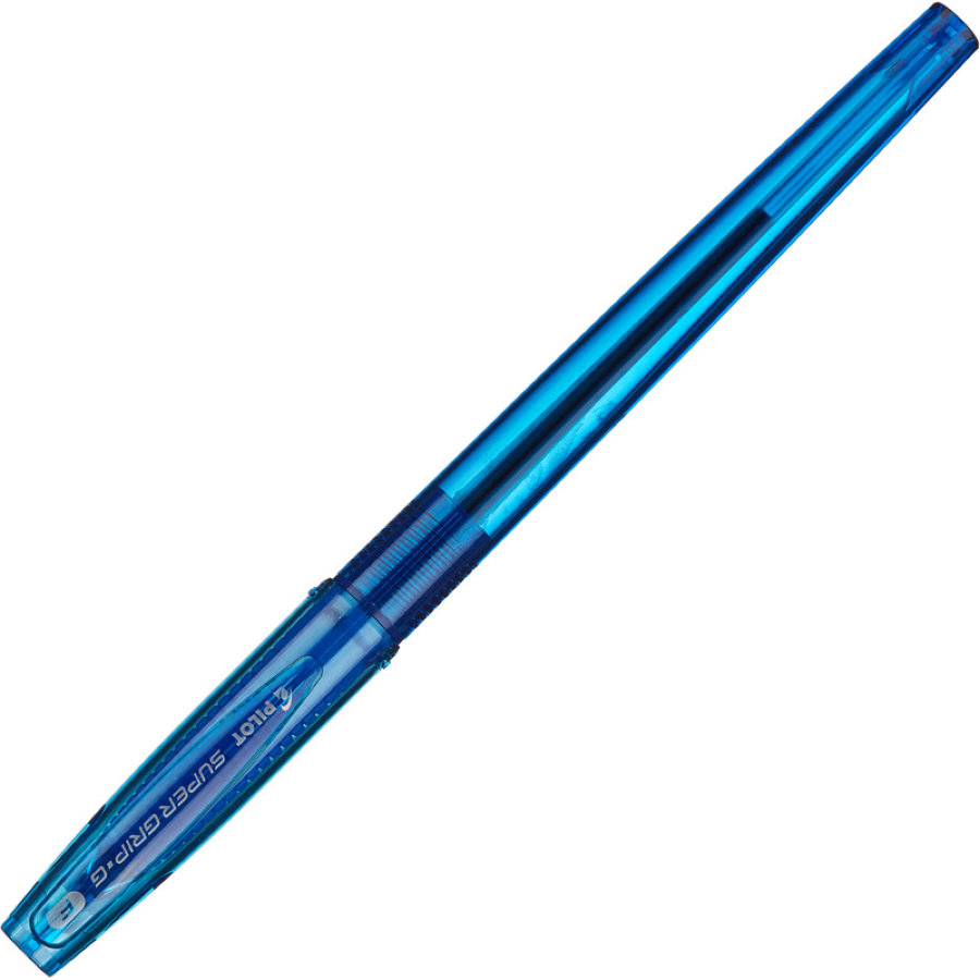 Ручка шариковая масляная Pilot Super Grip G BPS-GG-F-L синяя (толщина линии 0.22 мм) 