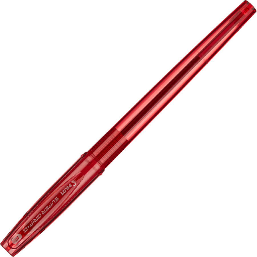 Ручка шариковая масляная Pilot Super Grip G BPS-GG-F-R красная (толщина линии 0.22 мм) 