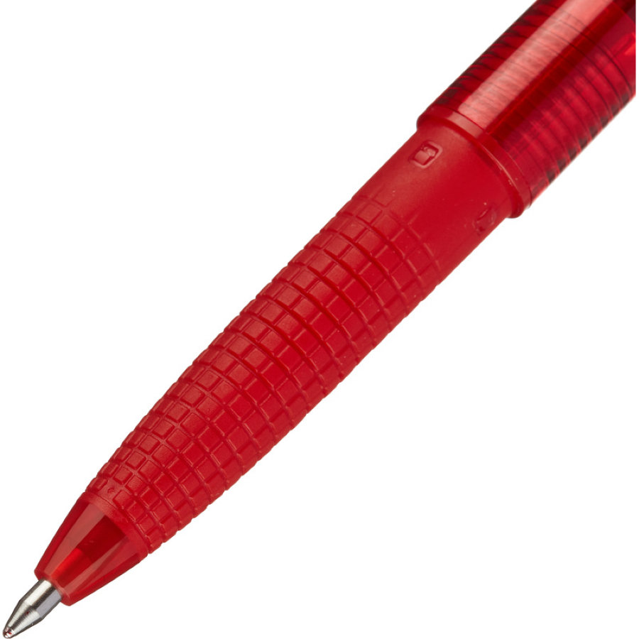 Ручка шариковая масляная Pilot Super Grip G BPS-GG-F-R красная (толщина линии 0.22 мм) 