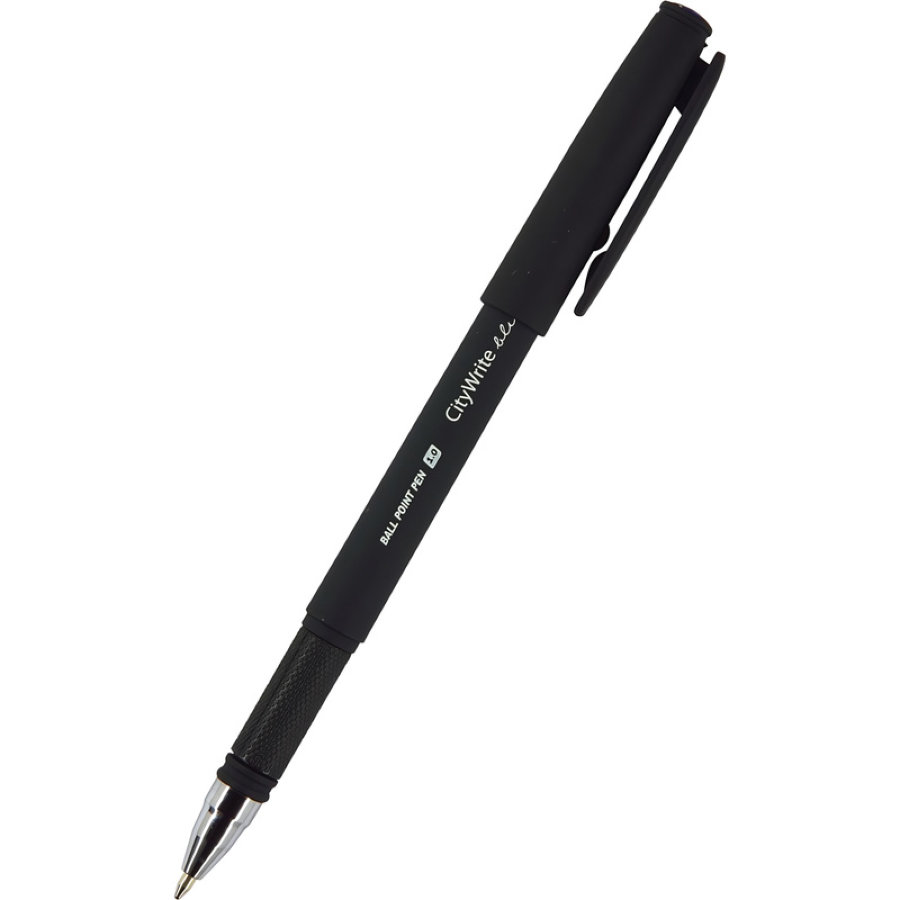 Ручка шариковая неавт.Bruno Visconti CityWrite Black синяя (толщина линии 1.0 мм) 