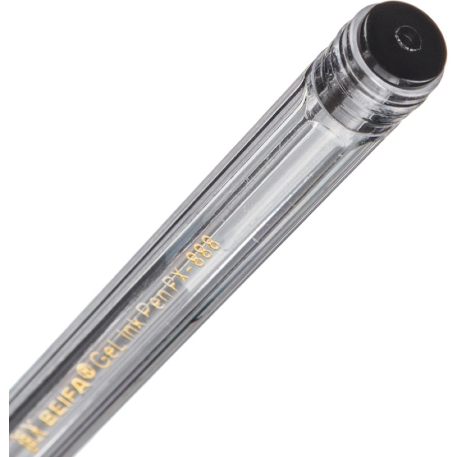 Набор ручек гелевых 6цв. Beifa PX888-6 PVC, 0,5мм 