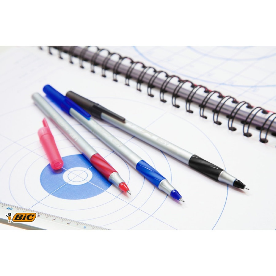 Ручка шариковая одноразовая BIC Раунд Стик Экзакт 918543, 0,35мм, синяя