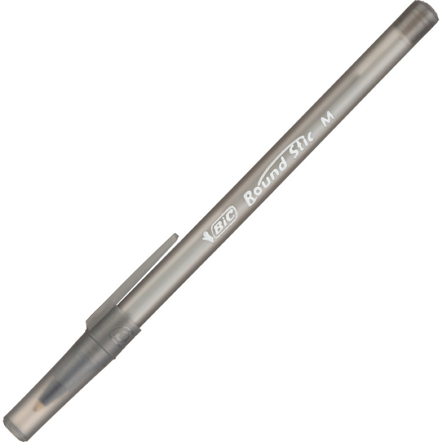 Ручка шариковая одноразовая Bic Раунд Стик, 0,4мм, черная