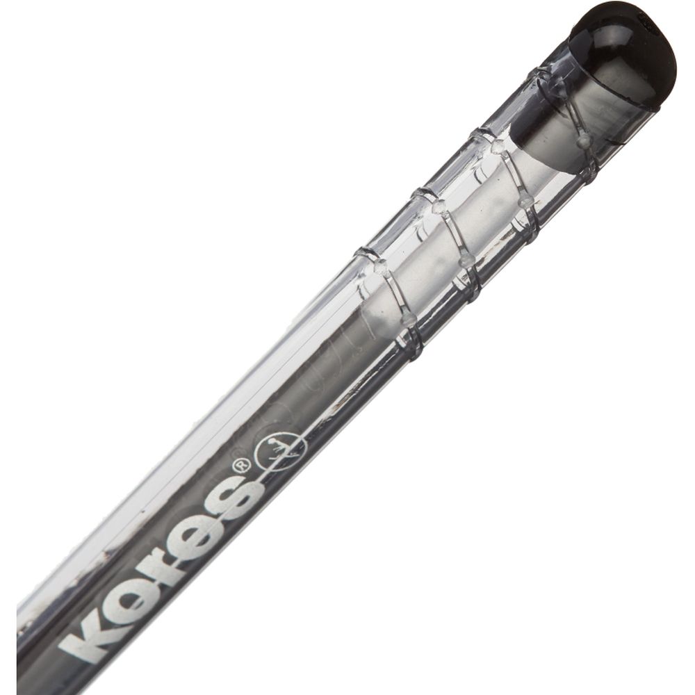 Ручка шариковая Kores К2 0,5мм треугольный корпус, черная