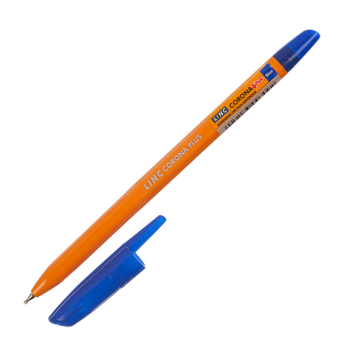Ручка шариковая LINC CORONA PLUS 0,7 мм синий оранж.корп.