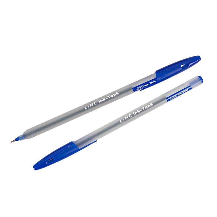 Ручка шариковая LINC INK TANK 0,6 мм синий кругл. корп.