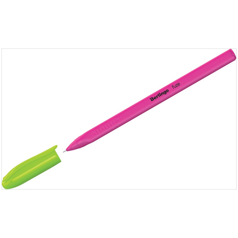 Ручка шариковая Berlingo "Triangle Fuze Stick" синяя, 0,5мм, корпус ассорти