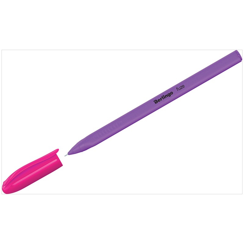 Ручка шариковая Berlingo "Triangle Fuze Stick" синяя, 0,5мм, корпус ассорти