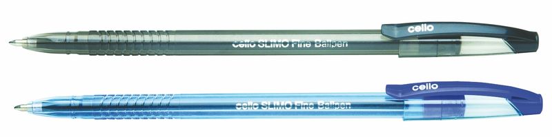 Ручка шариковая Cello Slimo, 1 мм, синий
