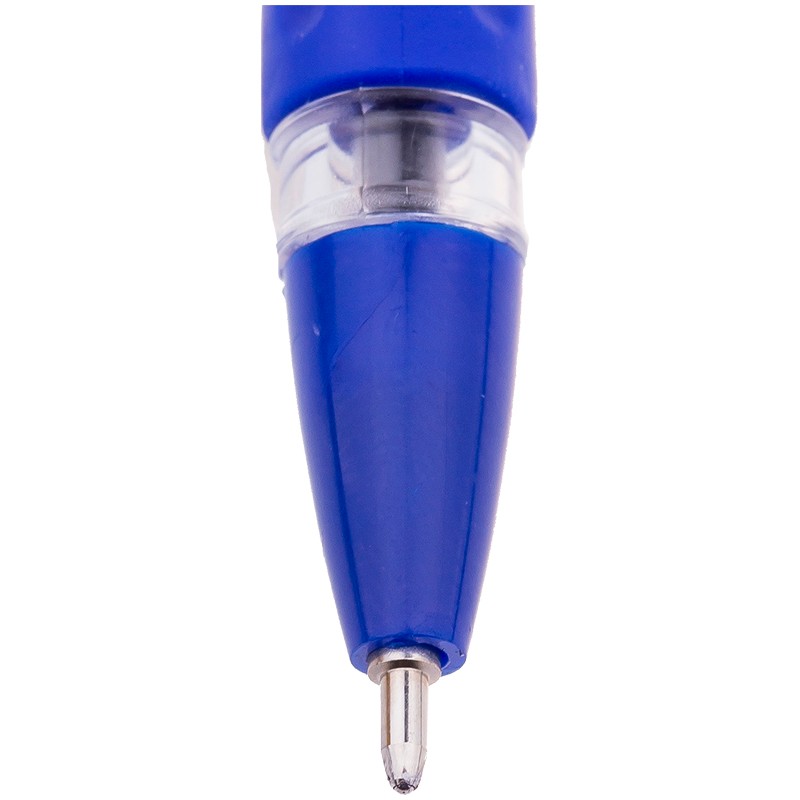 Ручка шариковая OfficeSpace "School" синяя, 1,0мм, грип, на масляной основе