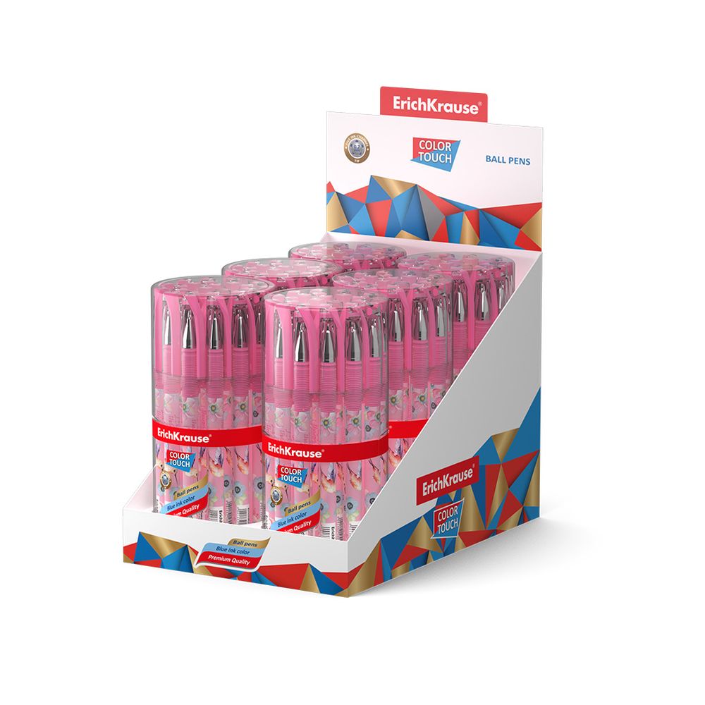 Ручка шариковая ErichKrause ColorTouch Colibri, цвет чернил синий