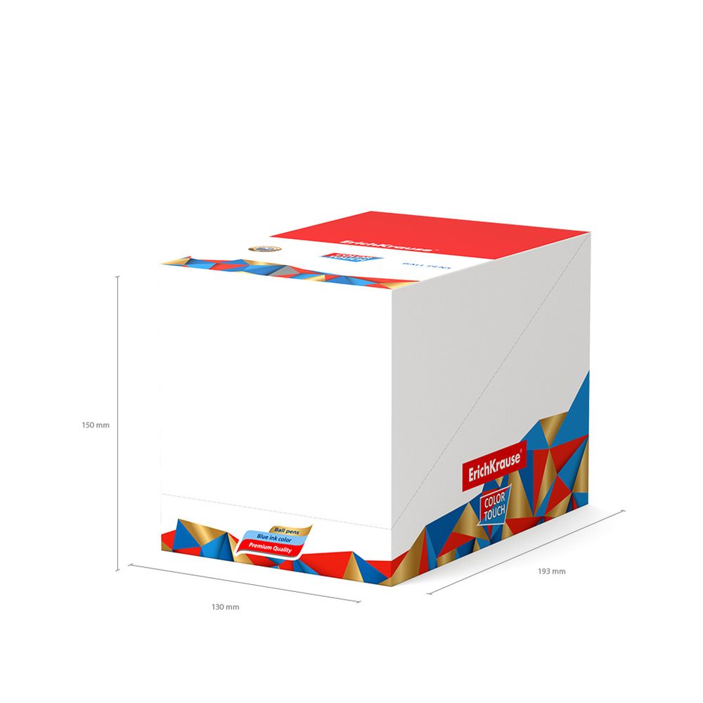 Ручка шариковая ErichKrause ColorTouch Colibri, цвет чернил синий