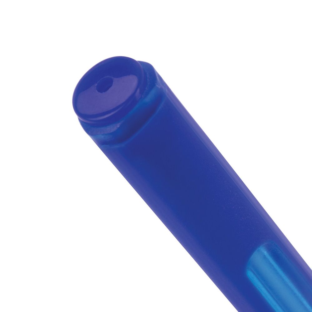 Ручка шариковая масляная BRAUBERG "Extra Glide Soft Blue", СИНЯЯ, узел 0,7 мм, линия письма 0,35 мм