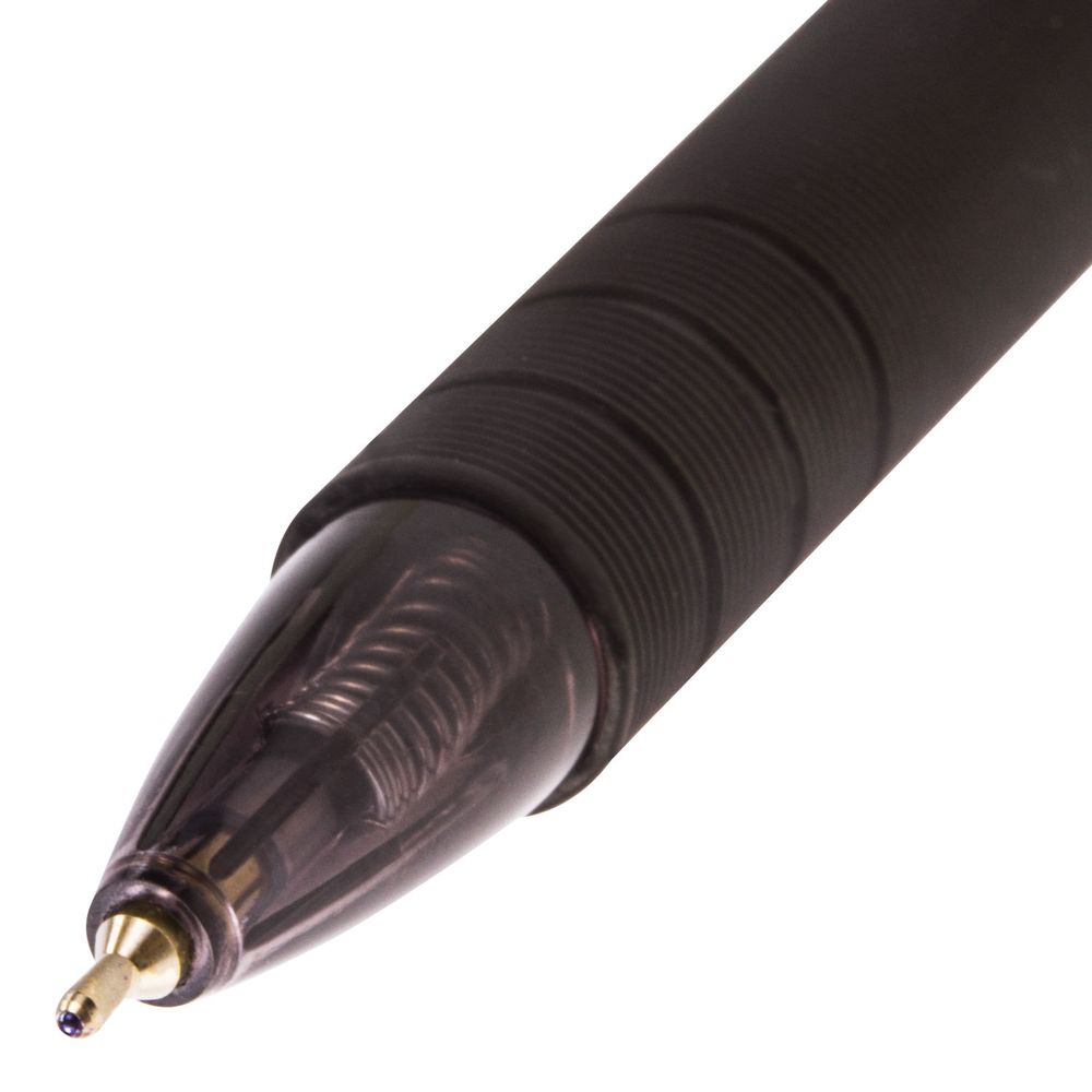 Ручка шариковая масляная автоматическая с грипом BRAUBERG "Trace", СИНЯЯ, узел 0,7 мм, линия письма 0,35 мм