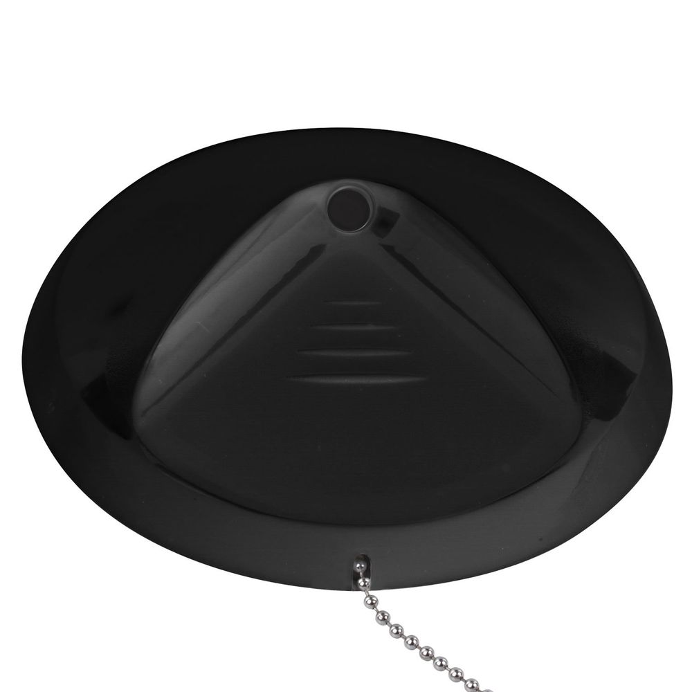 Ручка шариковая настольная BRAUBERG "Стенд-Пен Блэк2", СИНЯЯ, цепочка, корпус черный, линия письма 0,5 мм