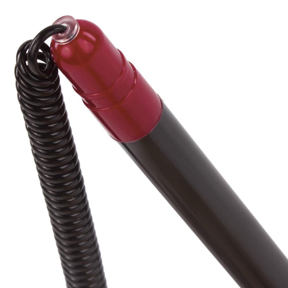 Ручка шариковая настольная масляная BRAUBERG "Стенд-Пен №1", СИНЯЯ, корпус черный/красный, линия письма 0,35 мм