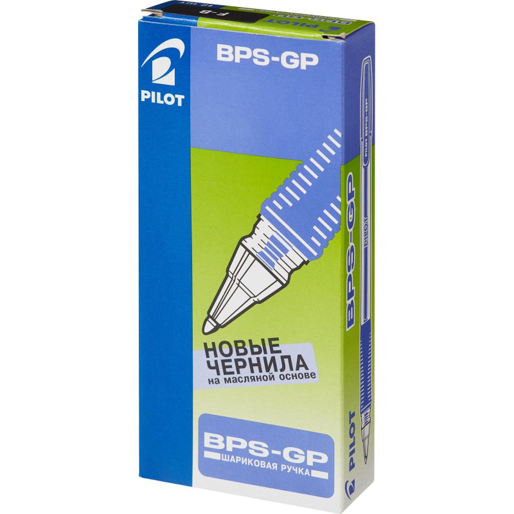 Ручка шариковая Pilot BPS-GP-F, 0,7 мм, черный