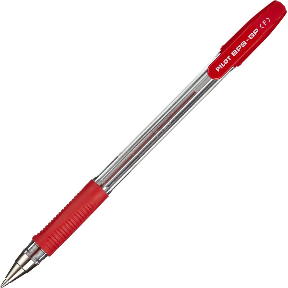 Ручка шариковая Pilot BPS-GP-F, 0,7 мм, красный