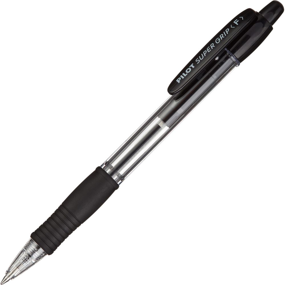 Ручка шариковая Pilot BPGP-10R-F Super Grip, автомат., 0,7 мм, черный