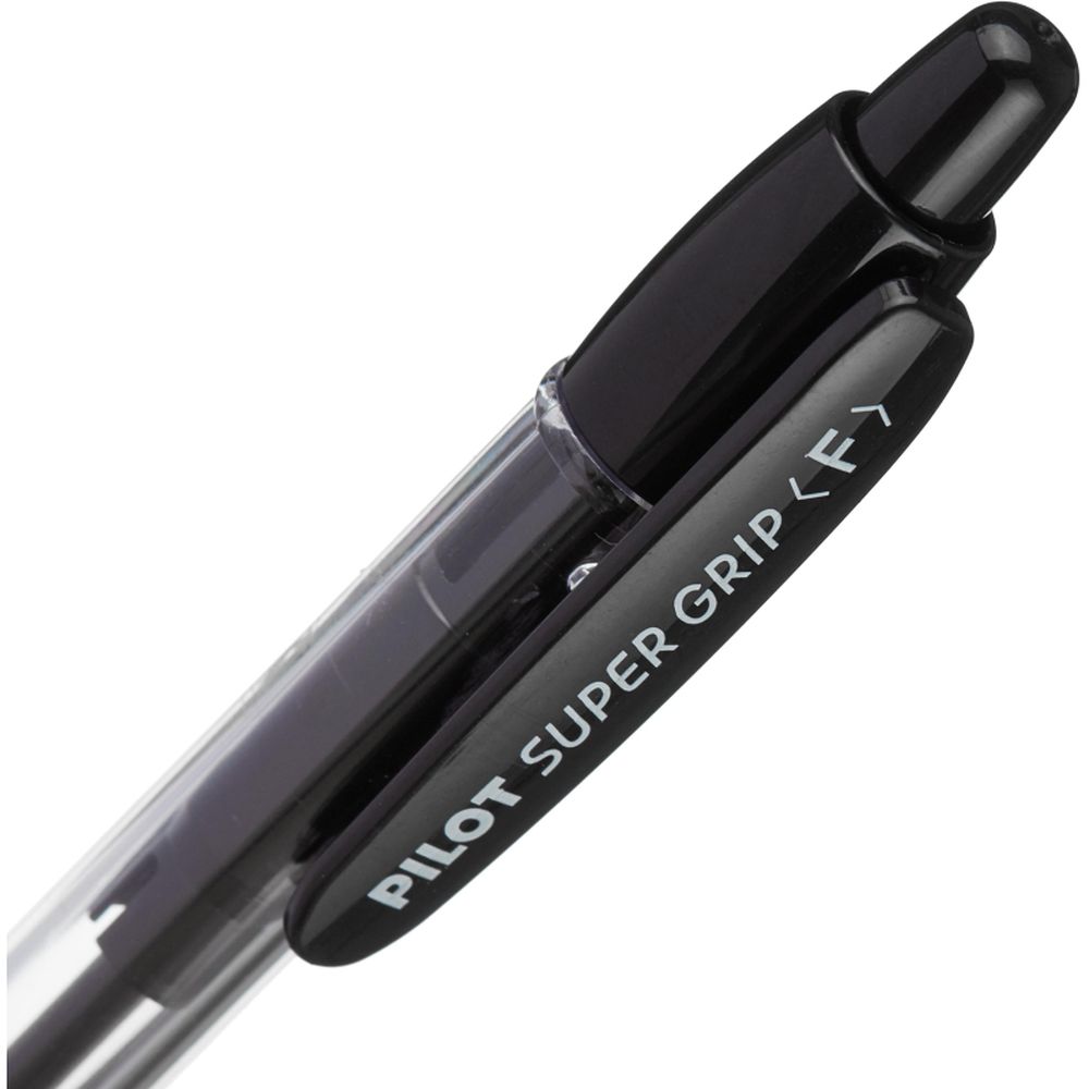 Ручка шариковая Pilot BPGP-10R-F Super Grip, автомат., 0,7 мм, черный