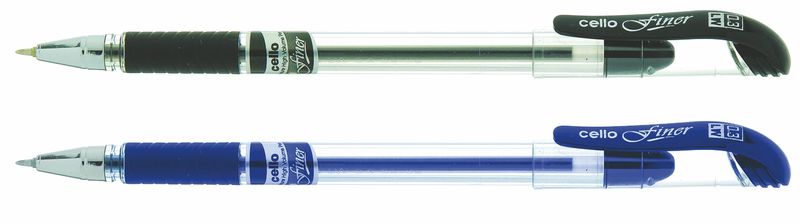 Ручка шариковая Cello Finer, 0,3 мм, синий