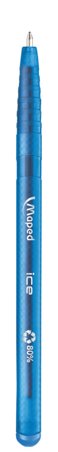 Ручка шариковая Maped Green Ice, 0,6 мм, синий