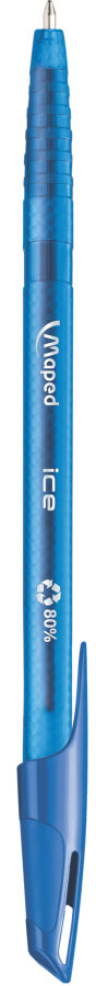 Ручка шариковая Maped Green Ice, 0,6 мм, синий