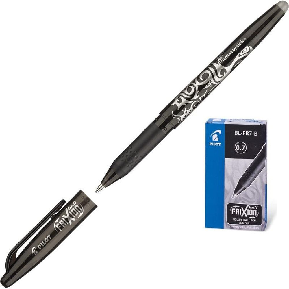 Ручка шариковая Pilot BL-FR-7B Frixion Ball, черная