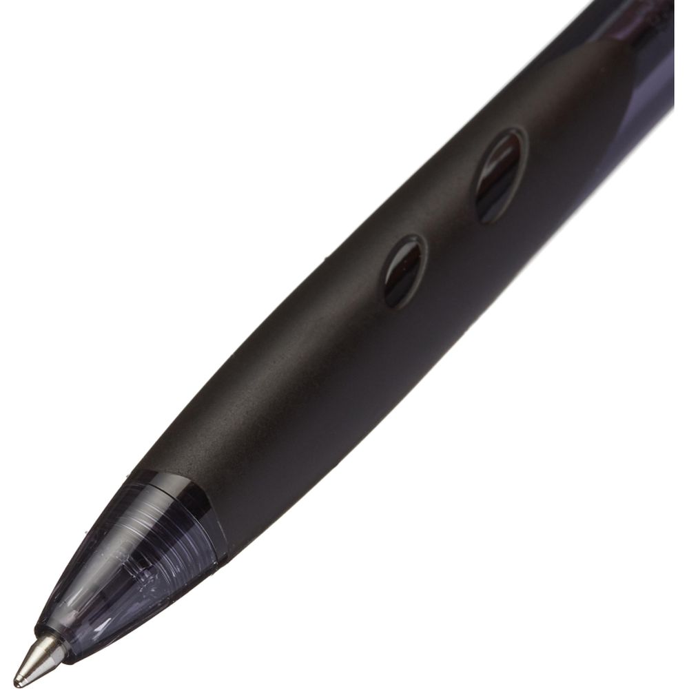 Ручка шариковая Pilot BPRG-10R-F-B Rex Grip, на масляной основе, автомат, цветной корпус, 0,7мм, черная