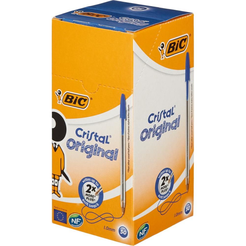 Ручка шариковая Bic CRISTAL 8373601, 0,4мм, синяя