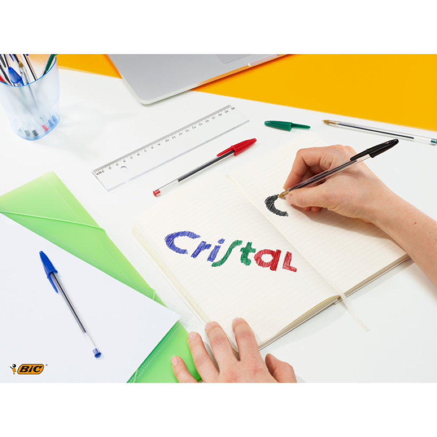Ручка шариковая Bic CRISTAL 8373601, 0,4мм, синяя