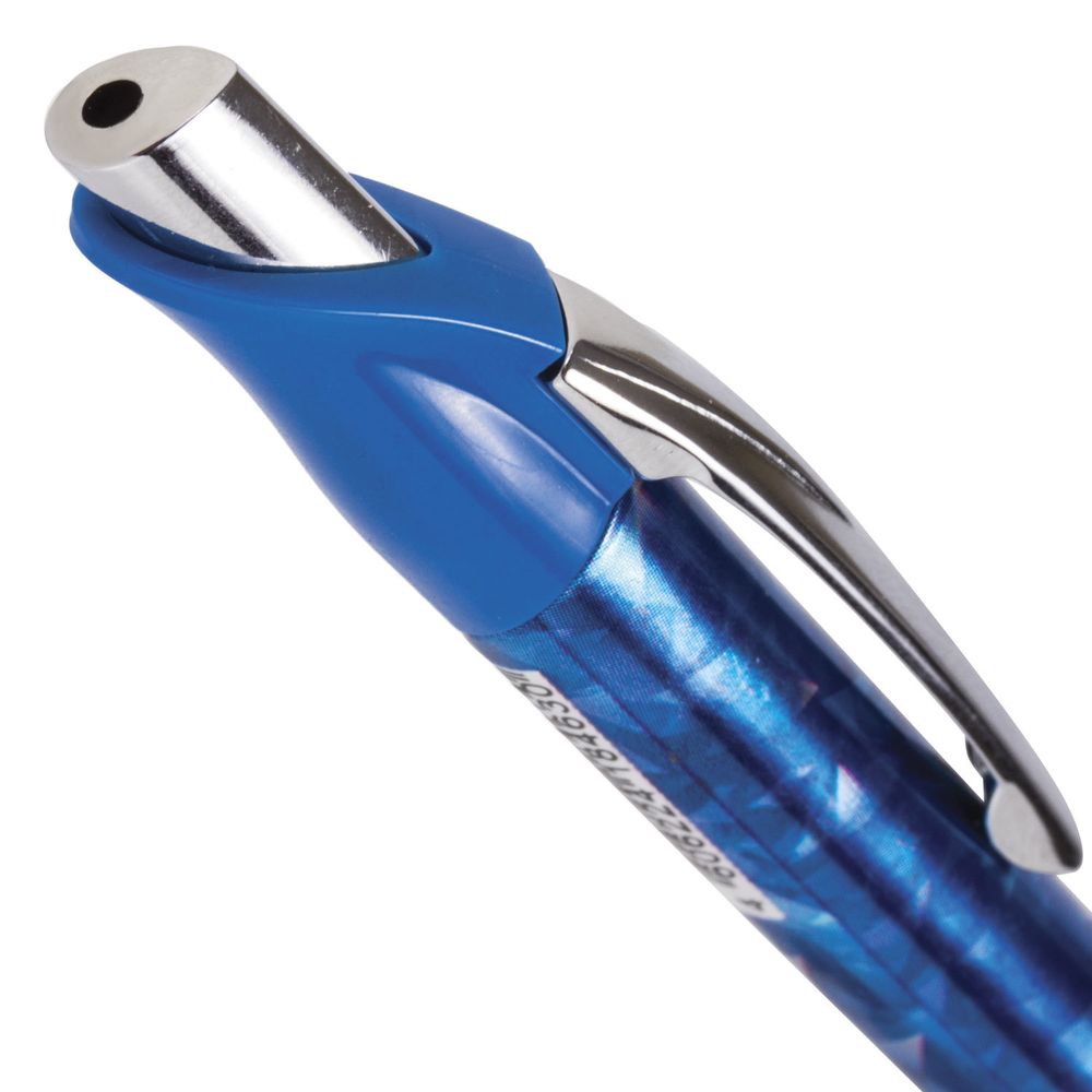 Ручка гелевая автоматическая с грипом BRAUBERG "Jet Gel", СИНЯЯ, печать, узел 0,6 мм, линия письма 0,4 мм