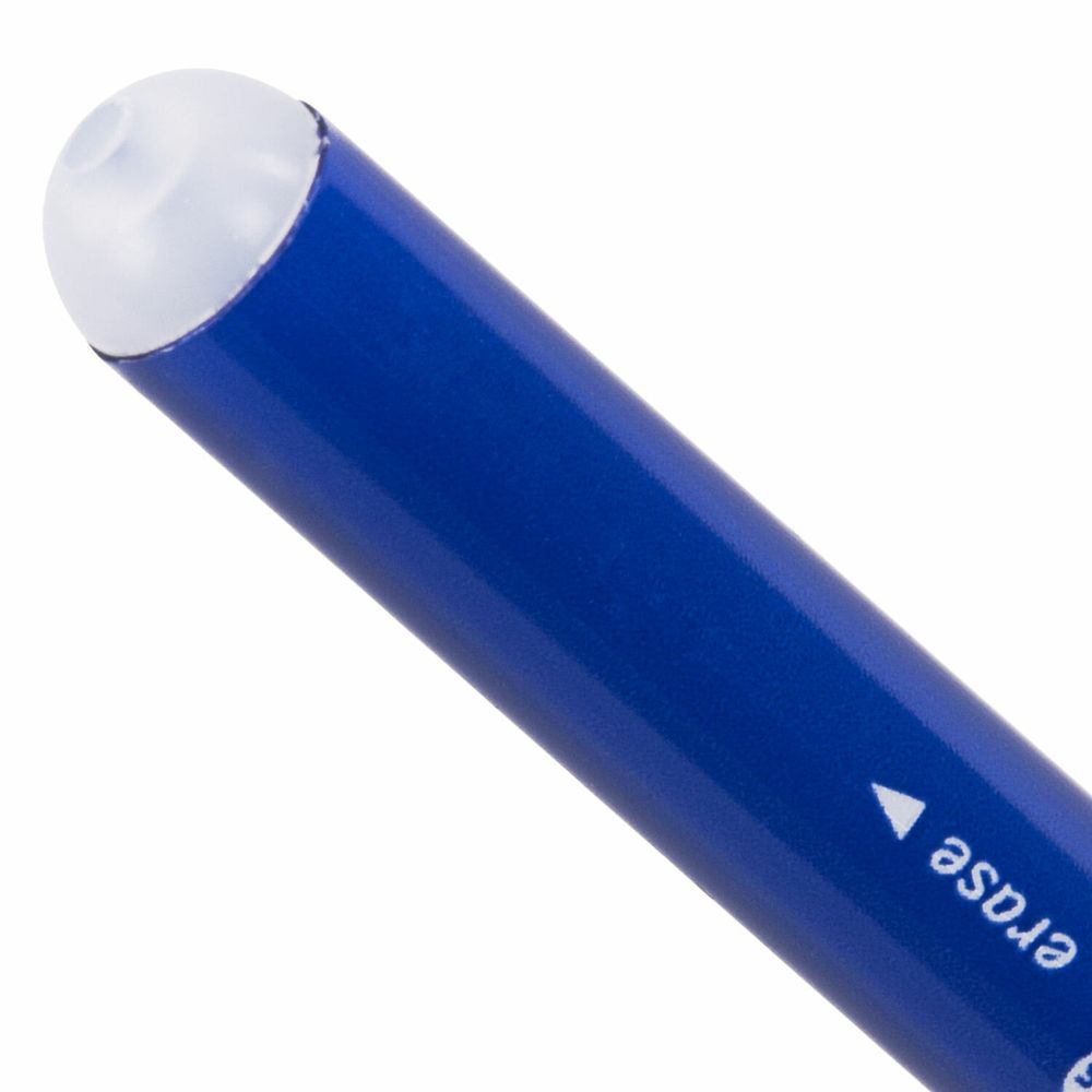 Ручка стираемая гелевая + 5 стержней, BRAUBERG "REWIND", СИНЯЯ, игольчатый наконечник 0,5 мм, линия письма 0,35 мм, блистер