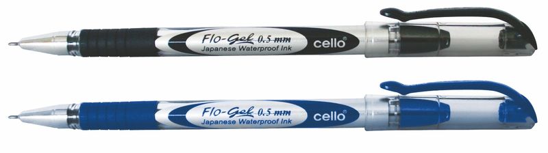 Ручка гелевая Cello Flo Gel, 0,5 мм, синий