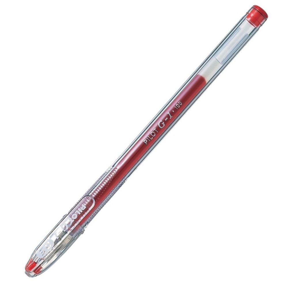 Ручка гелевая Pilot G1, 0,5 мм, красный