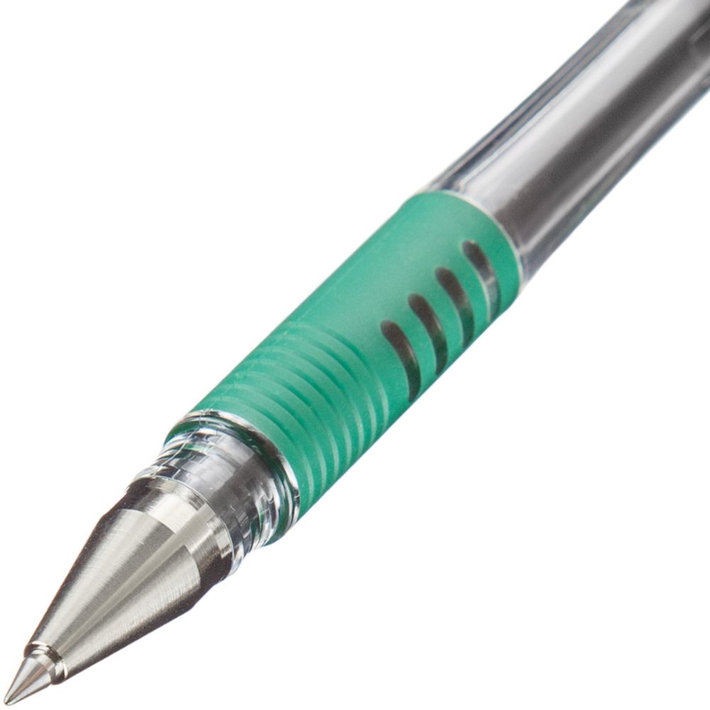 Ручка гелевая Pilot G1 Grip, резиновая манжета, 0,5 мм, зеленый