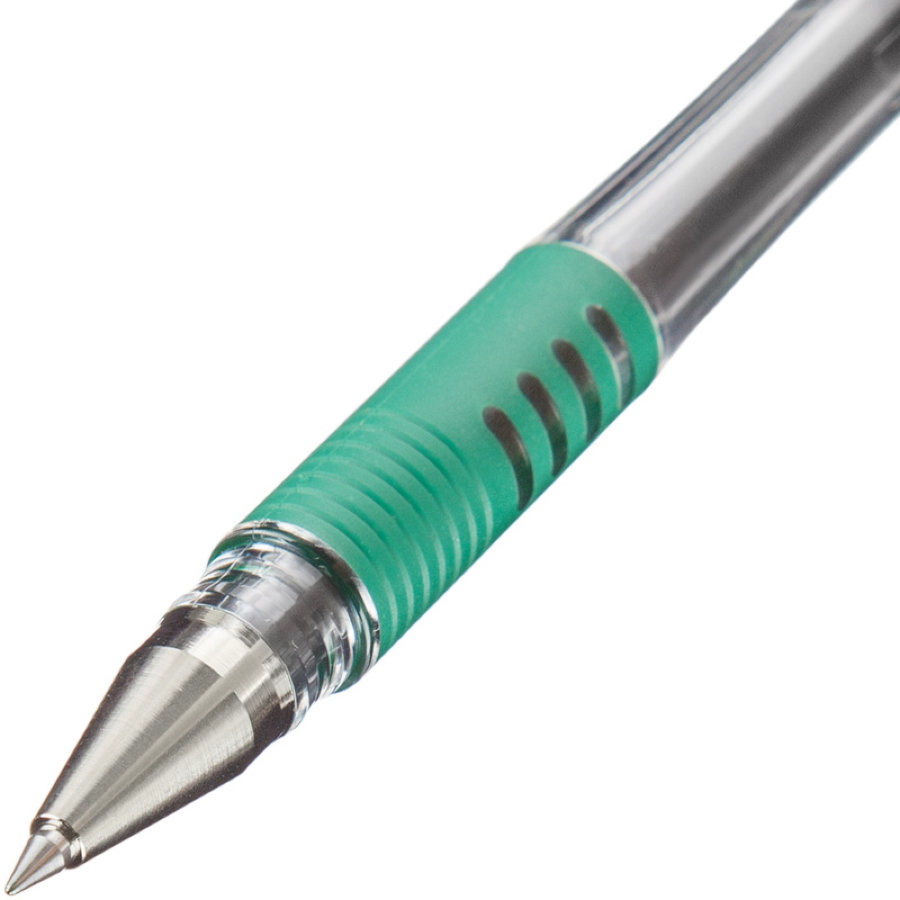 Ручка гелевая Pilot G1 Grip, резиновая манжета, 0,5 мм, зеленый
