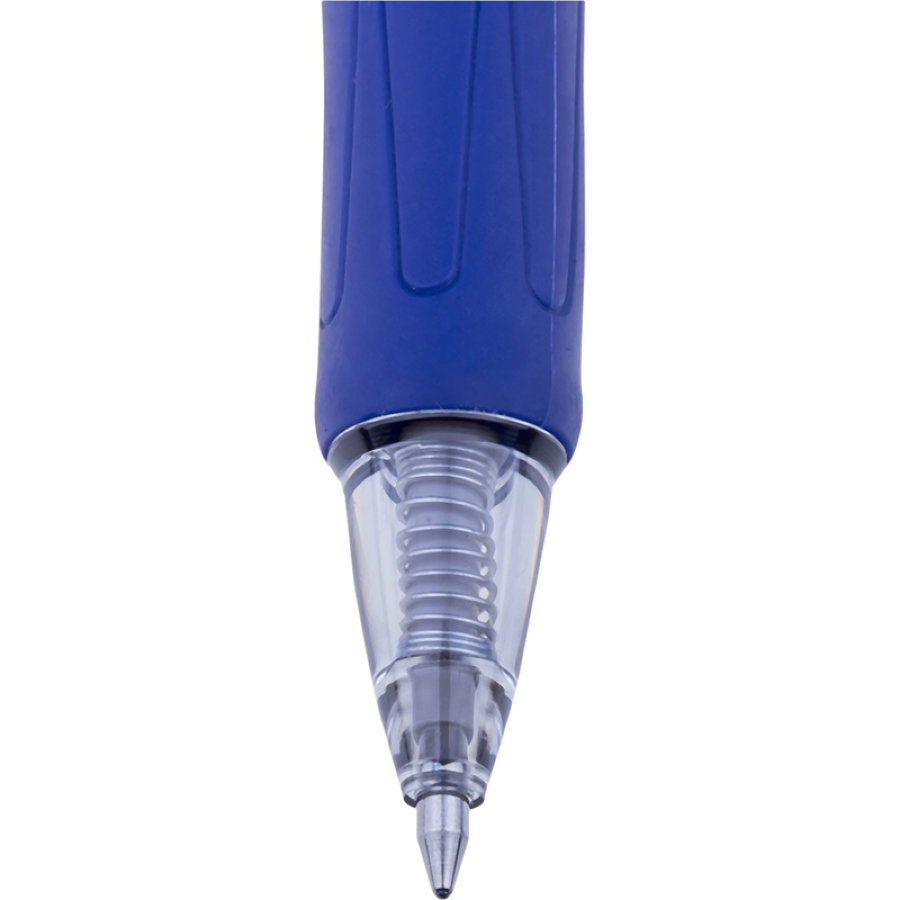 Ручка гелевая Crown AJ5000R, 0,7мм, автомат, с резиновым упором, синяя