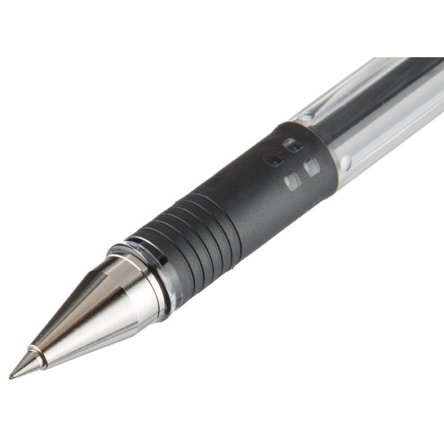 Ручка гелевая Pilot BLN-G3-38-B G3, 0,38мм, с резиновым упором, черная