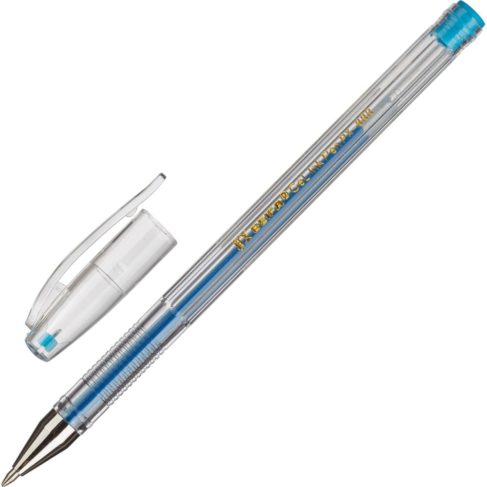 Набор ручек гелевых 10 цветов, Beifa PX888-10 PVC