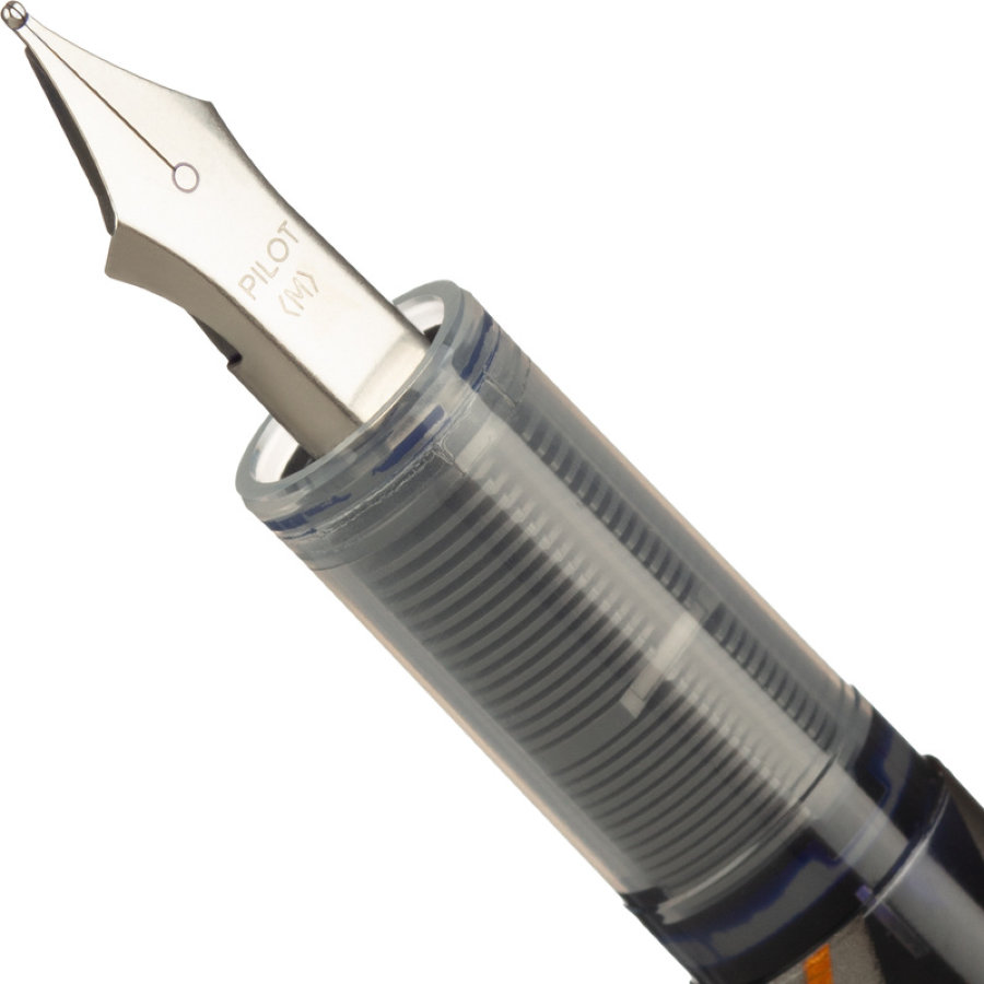 Ручка перьевая PILOT SVP-4M V-Pen, серый корпус, черная 