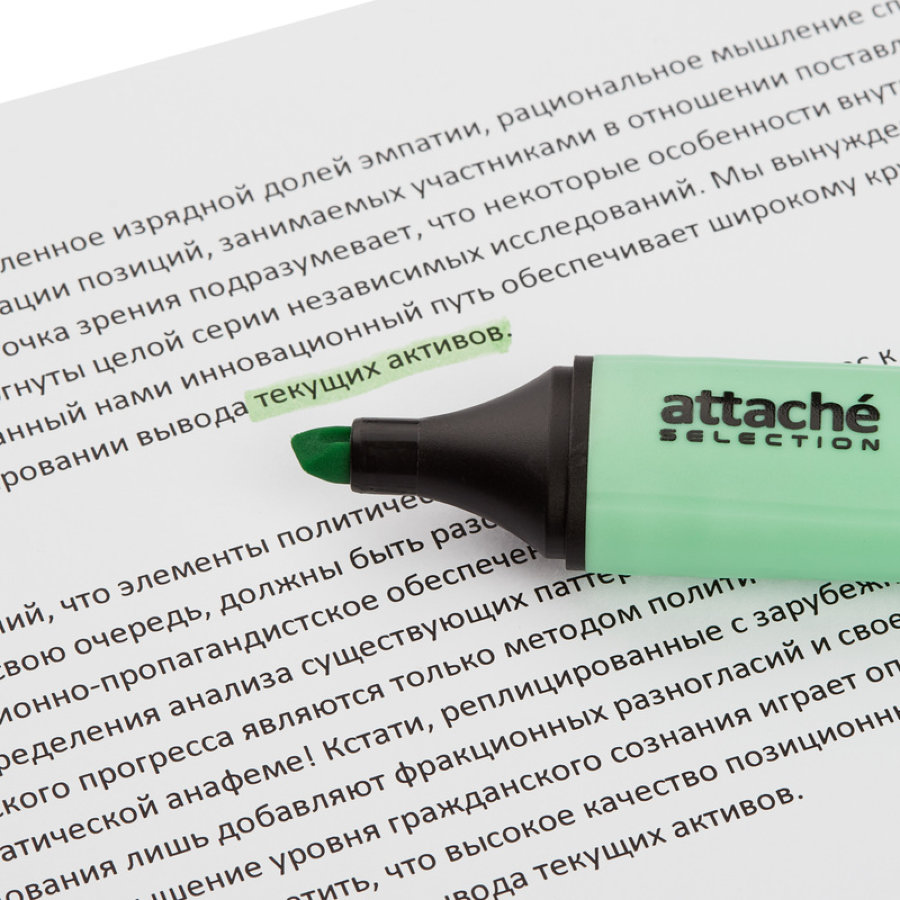 Набор текстовыделителей Attache Selection Pastel  (толщина линии 1-5 мм, 6 цветов) 