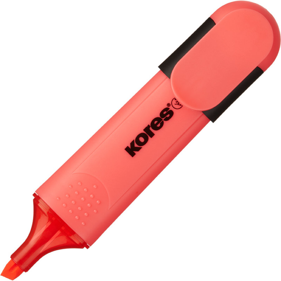 Набор текстовыделителей Kores BRIGHT LINER PLUS, скош након, 1-5 мм, 6цв 