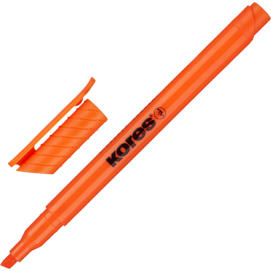 Набор текстовыделителей KORES, 0,5-3,5мм, 4шт/уп '36240