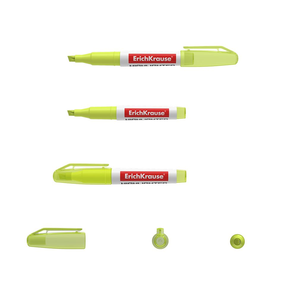 Текстмаркер ErichKrause Visioline V-11 Mini Neon, цвет чернил желтый 