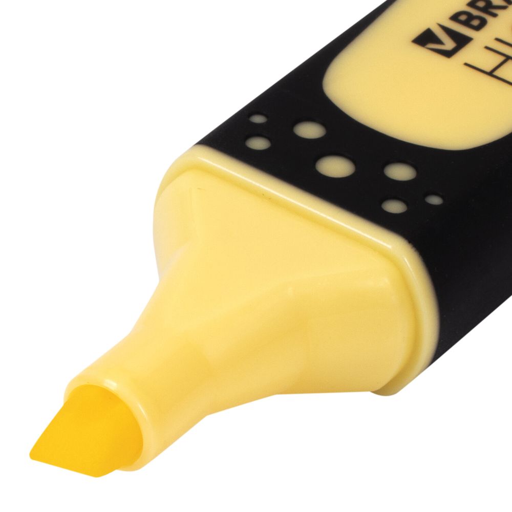 Набор текстовыделителей 12 ЦВЕТОВ на подставке, BRAUBERG "EXTRA", прорезиненный корпус, линия 1-5 мм