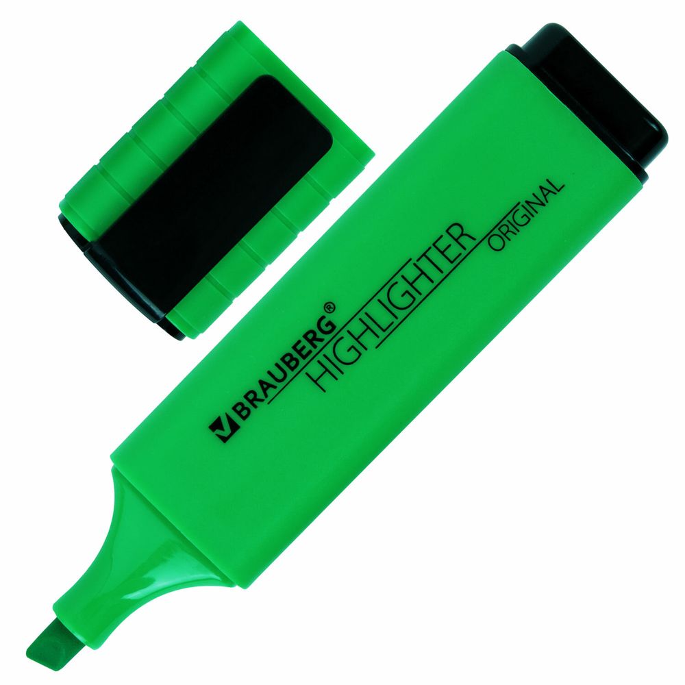 Набор текстовыделителей 4 ЦВЕТА, BRAUBERG "ORIGINAL NEON", линия письма 1-5 мм