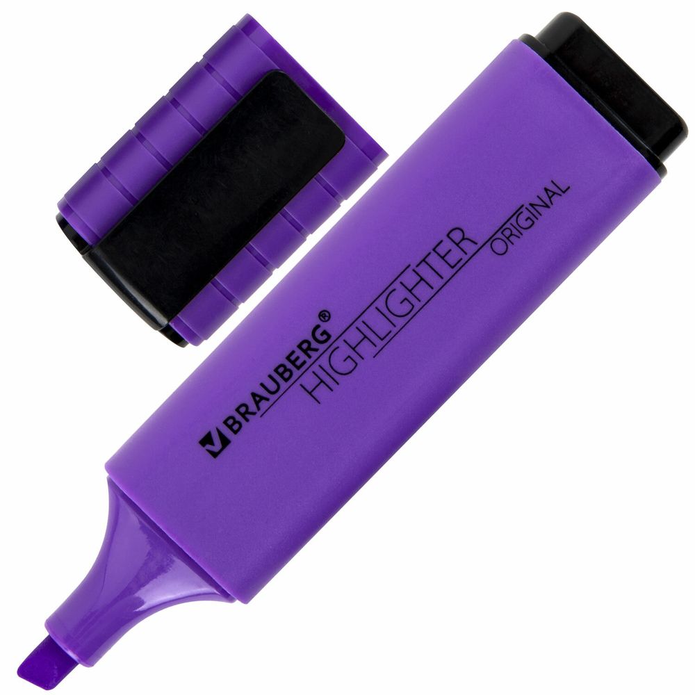 Набор текстовыделителей 6 ЦВЕТОВ, BRAUBERG "ORIGINAL NEON", линия письма 1-5 мм